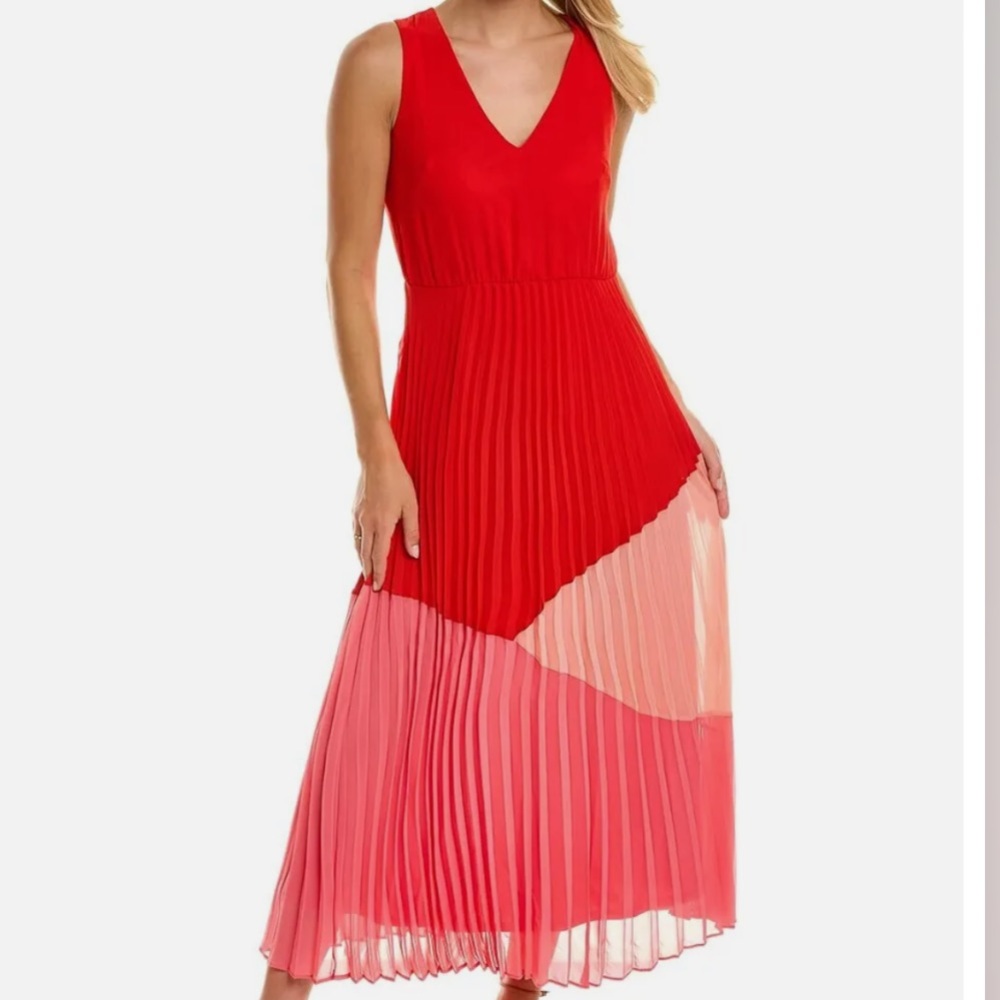 Pleated Maxi Dress